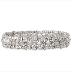 Stella & Dot Arrison Stretch Bracelet - Silver
